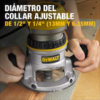 DEWALT Router, Fixed Base, 1-3/4-HP (DW616) , Yellow - image 3