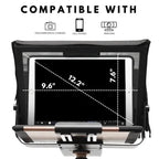 Glide Gear TMP100 Adjustable Teleprompter Beam Splitter 70/30 Glass w/ Carry Case - image 9