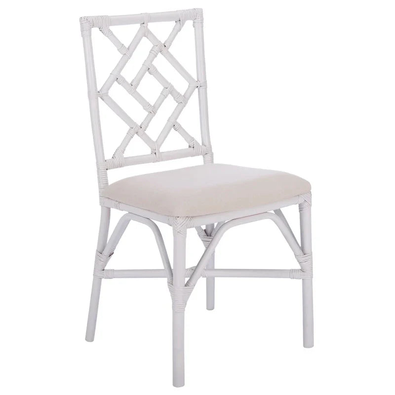 Set of 2 SAFAVIEH Maye Rattan Accent Chairs with Cushions - Dimensions: 18.5" W x 20.9" L x 35.8" H - image 7