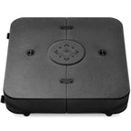 Best Choice Products Heavy-Duty Outdoor Cantilever Base Stand w/ Wheels, Locks, Fillable 330lb Capacity - Black - image 2
