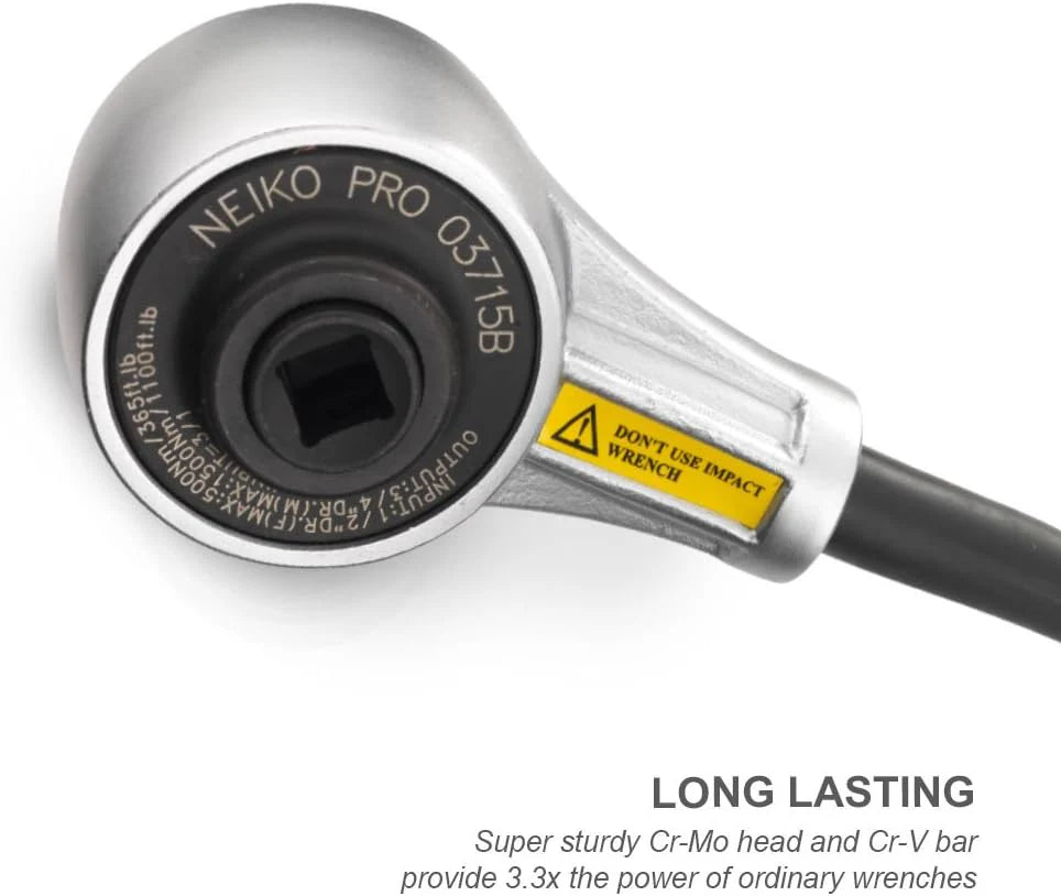 PRO 03715B 1/2" Drive Torque Wrench, 1100 Foot-Pound Heavy Duty Torque Multiplier Wrench, Cr-Mo and Chrome-Vanadium - image 6