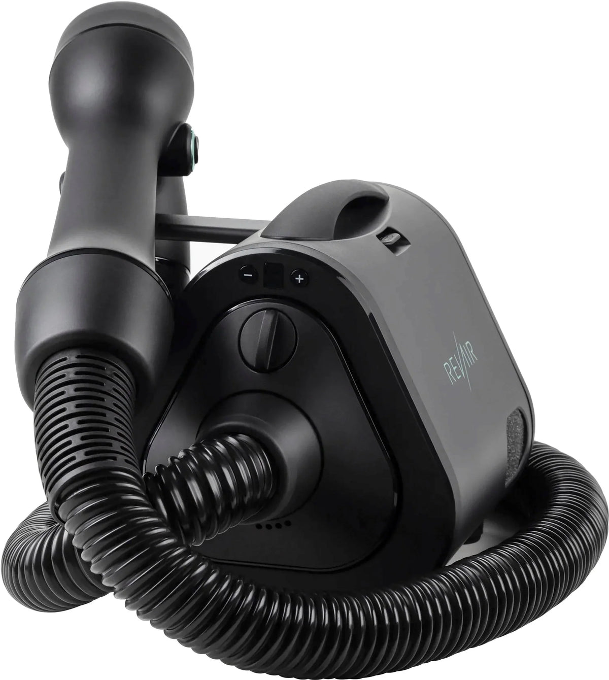 Reverse-Air Hair Dryer with Hair Clips – Black - image 2
