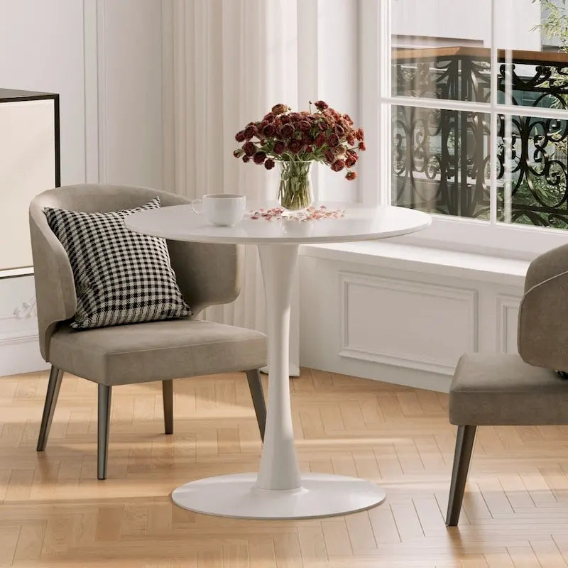 Round Tulip Dining Table in Mid-Century Modern Style - image 1