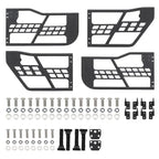 Off Road Safari Tubular Doors Compatible with 2018-2023 Wrangler JL 4 Door – Set of 4 Fat Tube Half Doors for Adventure - image 5