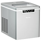 Costway Ice Maker Machine Countertop 26Lbs/24H Portable W/Scoop & Basket Silver - image 11