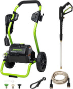Greenworks 2000 PS at I 1.1 GPM Cold Water Electric Pressure Washer 5111802 - image 1