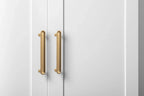 STOCKHOLM UNIVERSAL STORAGE CUPBOARD - HAMPTONS - DECO GOLD HANDLE - image 3