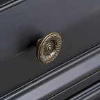 Roundhill Furniture Renova Vintage Black Wooden Bedroom Collection - image 12