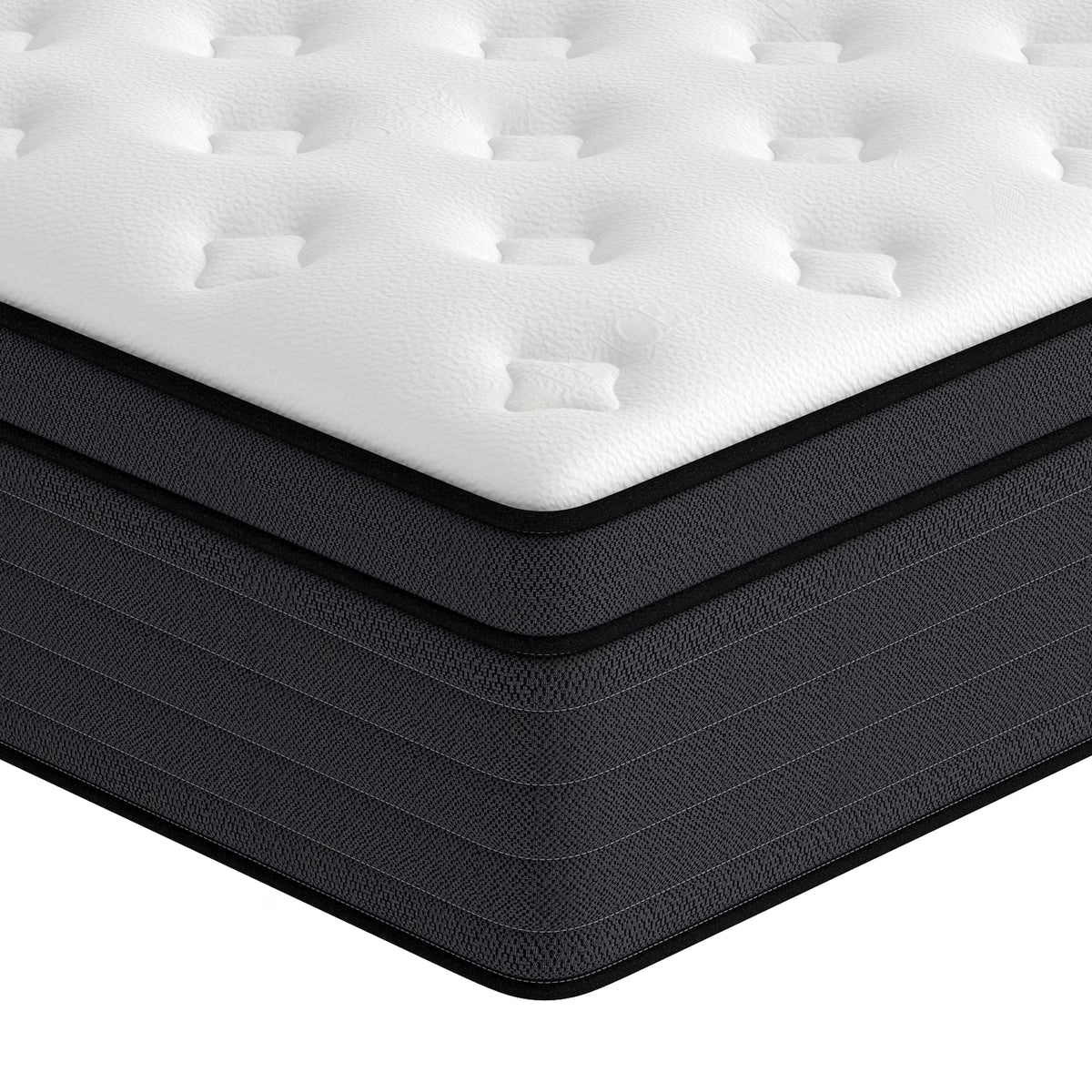 CICIMLU 12 inch Queen Mattress,Gel Memory Foam & Spring Hybrid Medium Comfort Mattress in a Box,CertiPUR-US - image 1