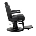 ROGERS Heavy-Duty Reclining Barber Chair for Barbershops - Black - image 2