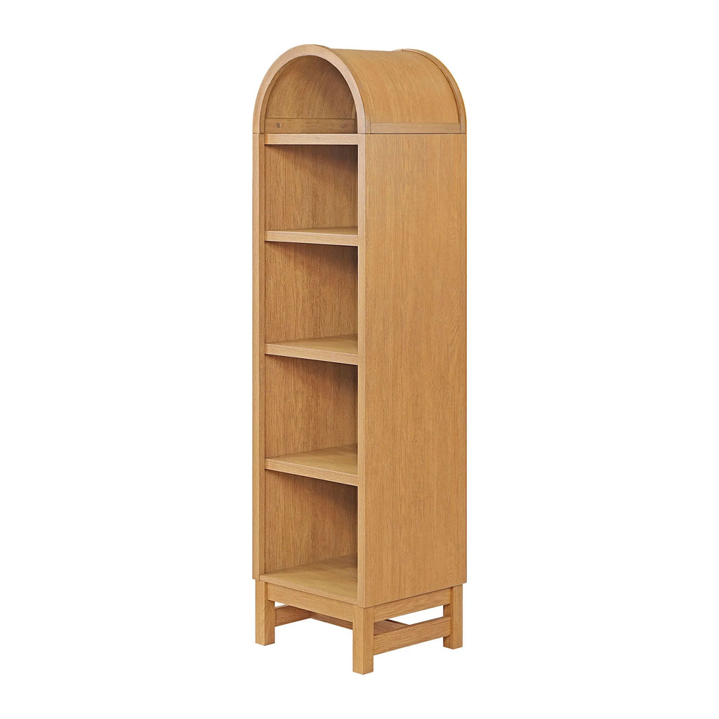 Better Homes & Gardens Juliet Narrow Arch Bookcase, Deep Green and Light Honey - image 39