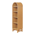 Better Homes & Gardens Juliet Narrow Arch Bookcase, Deep Green and Light Honey - image 39