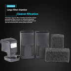 3-in-1 Fish Tank Aquarium Internal Filter Pump – Submersible Water Filter Oxygen Pump - image 2