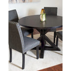 Roundhill Furniture Mytzi 5-Piece Dining Set: Cross-Buck Table with 4 Elegant Chairs - image 22
