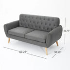 Christopher Knight Home Bernice Petite Sofa in Mid-Century Modern Style - image 16