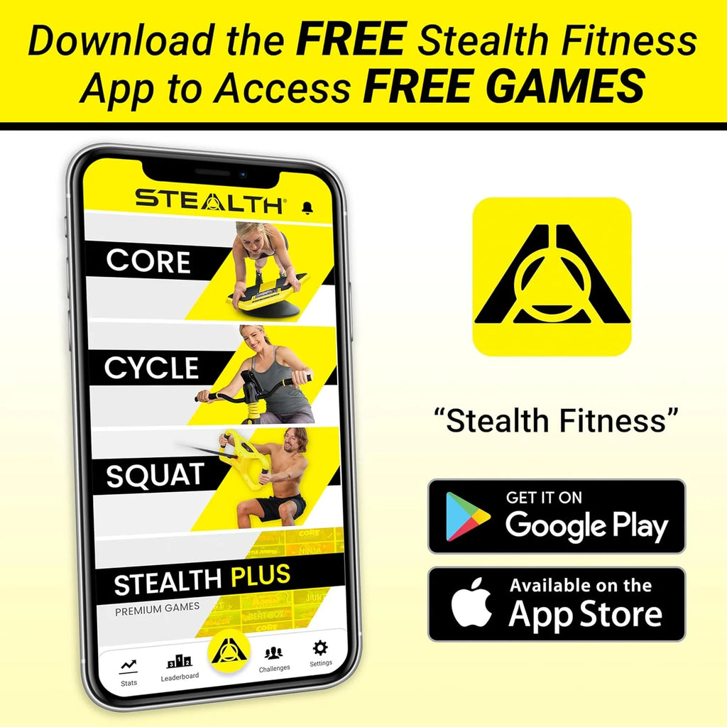 Stealth Core Deluxe Trainer - Turn Fitness Into a Fun Game - Get Strong Sexy Abs and Lean Core Playing Games On Your Phone; Free iOS/Android App; 4 Free Mobile Games Included; Dynamic Abs & Core Training; Only 3 Minutes a Day - image 10