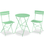 Best Choice Products 3-Piece Small Bistro Set, Folding Patio Furniture Set of 2 Chairs and Table - Black - image 101