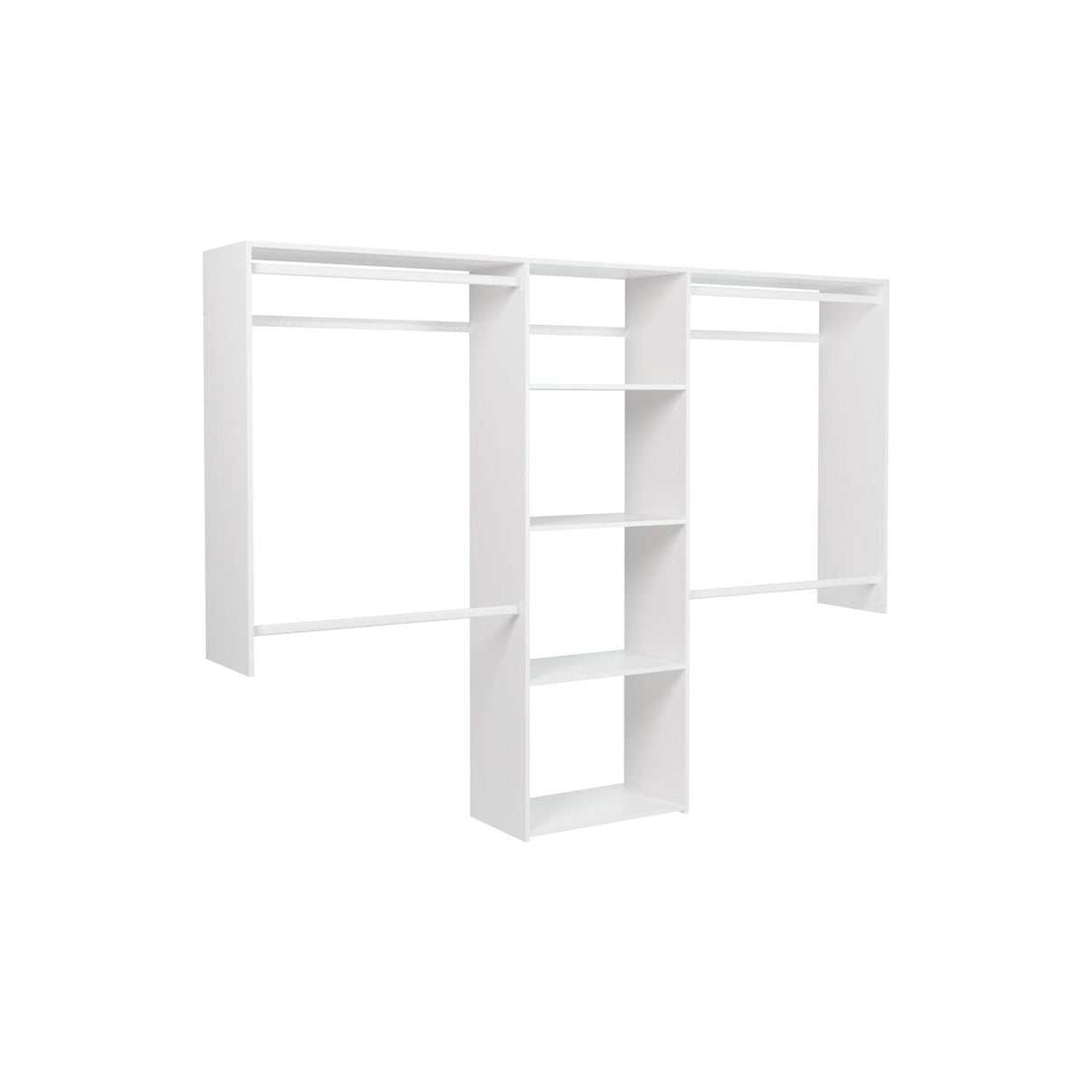Easy Track OK1460 4 to 8 ft. Wide Closet Kit White - image 1