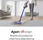 Dyson V11 Origin Cordless Vacuum, 185AW, 3 Power Modes, Up to 60 Minutes,² Deep Cleans Hard Floors and Carpets, Detangles pet Hair, Converts to Handheld - image 2