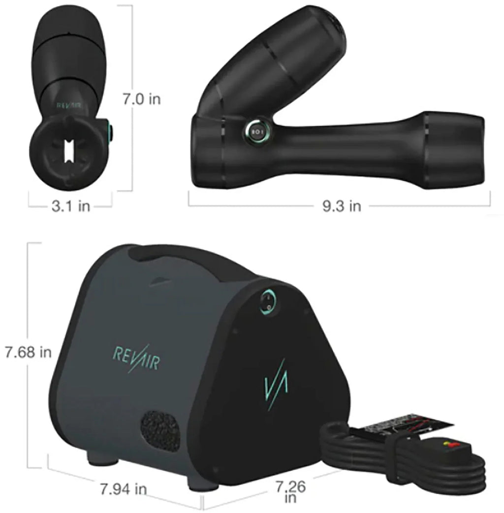 Reverse-Air Hair Dryer with Hair Clips – Black - image 3