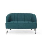 Christopher Knight Home Lupine Contemporary Fabric Loveseat with Hairpin Legs - image 22