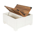 Contemporary Farmhouse Coffee Table Featuring Concealed Storage - image 9