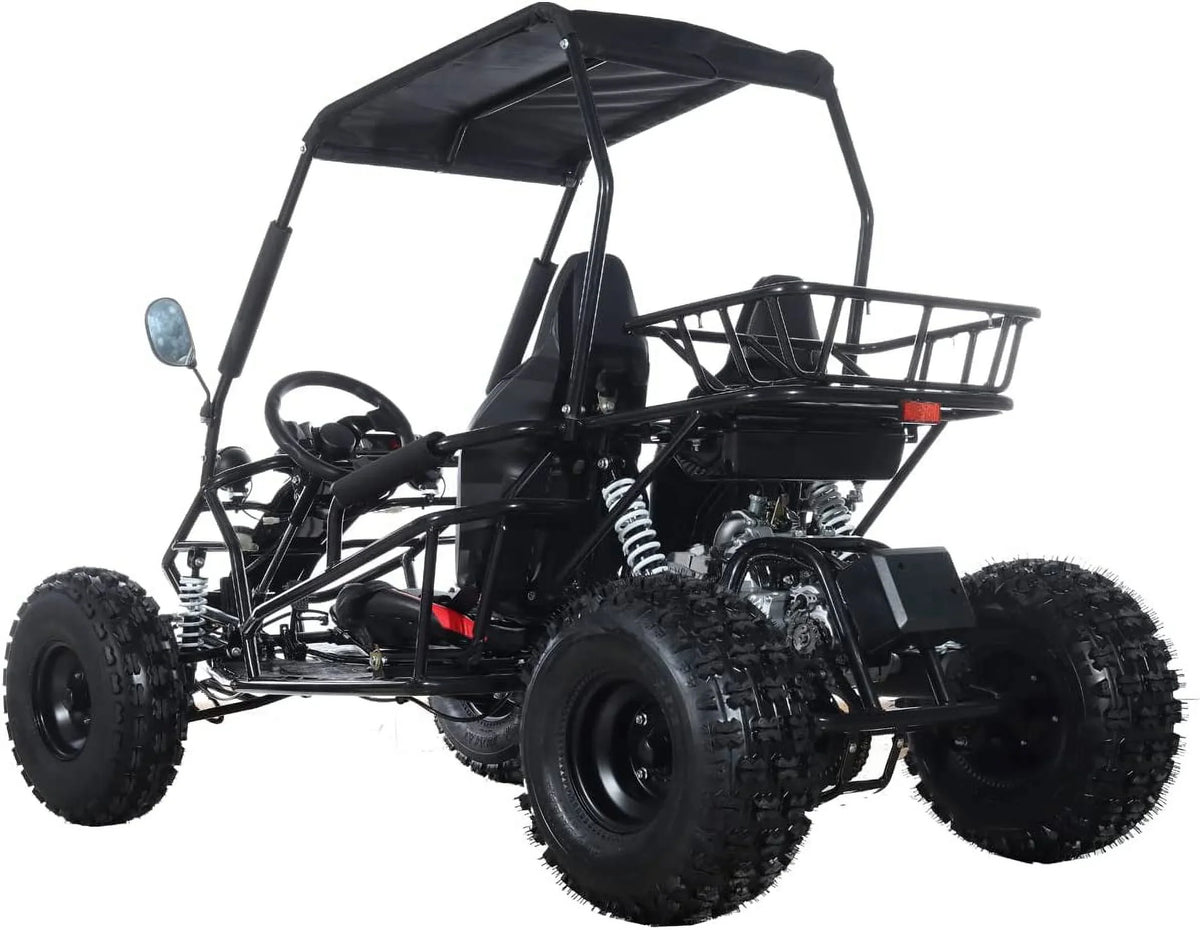 X-Pro New Rover 125cc Gas Powered Go Kart 3 Semi-Automatic Transmission w/Reverse Big 18"/19" Wheels - image 13
