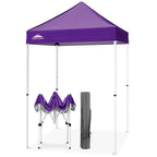 EAGLE PEAK 5x5 Pop up Canopy Tent Instant Outdoor Canopy Easy Set - up Straight Leg Folding Shelter（blue） - image 38
