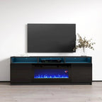 Modern 63-Inch TV Stand with Reno 05 Electric Fireplace - image 1