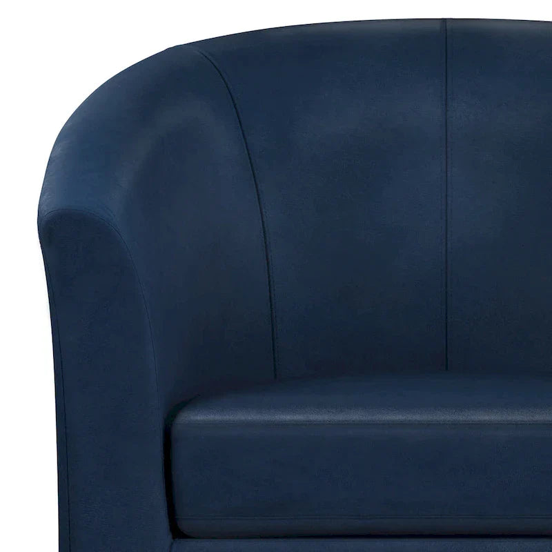 Modern Tub Accent Chair with Upholstered Seat and Wooden Legs - image 47