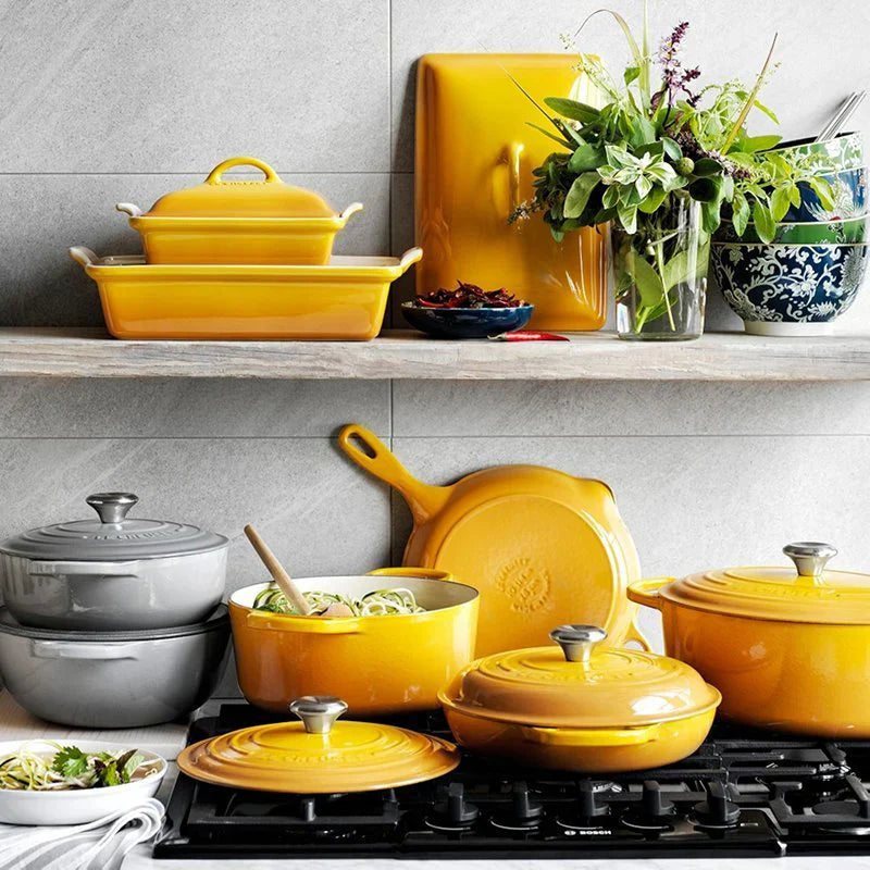 2025 20-piece Signature Cast Iron Cookware Set,10.25′′ Skillet,1.75-quart Saucepan with Lid - image 2
