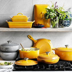 2025 20-piece Signature Cast Iron Cookware Set,10.25′′ Skillet,1.75-quart Saucepan with Lid - image 2