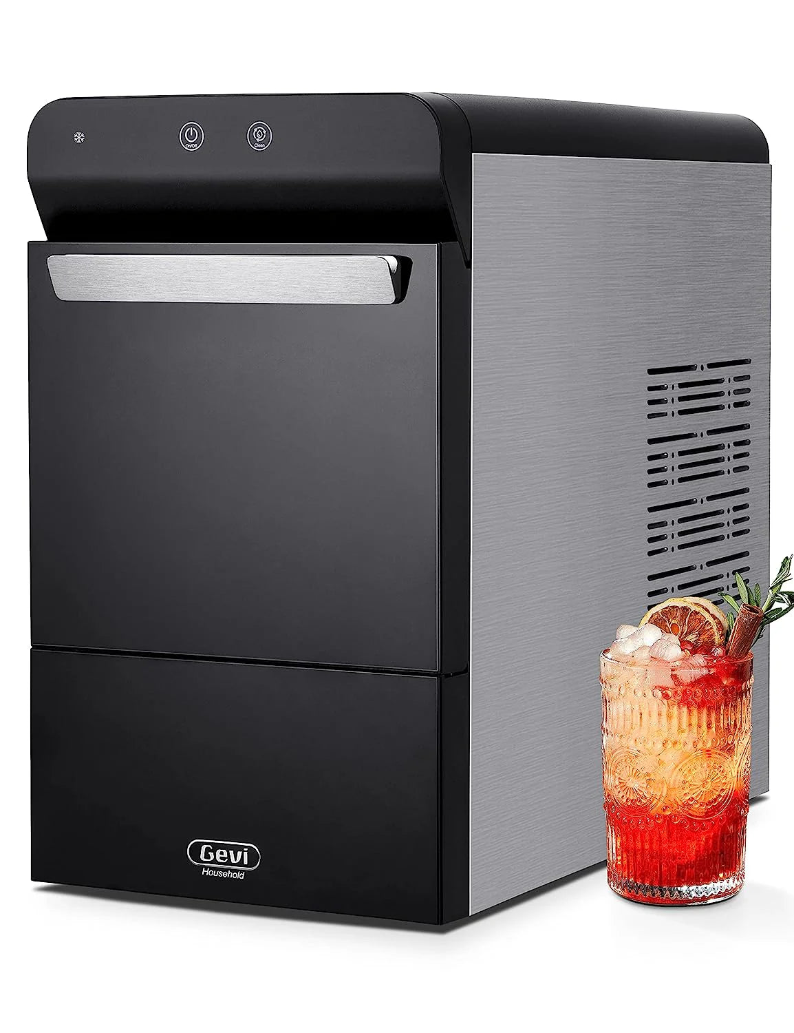 V2.0 Countertop Nugget Ice Maker / Self Cleaning Pellet Ice Maker / Open and Pour Refill / Stainless Steel Housing / - image 2