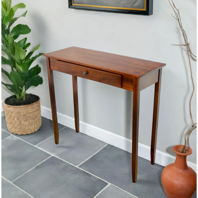 Porch & Den Holly Hill Solid Acacia Console Table with 1 Drawer - image 10