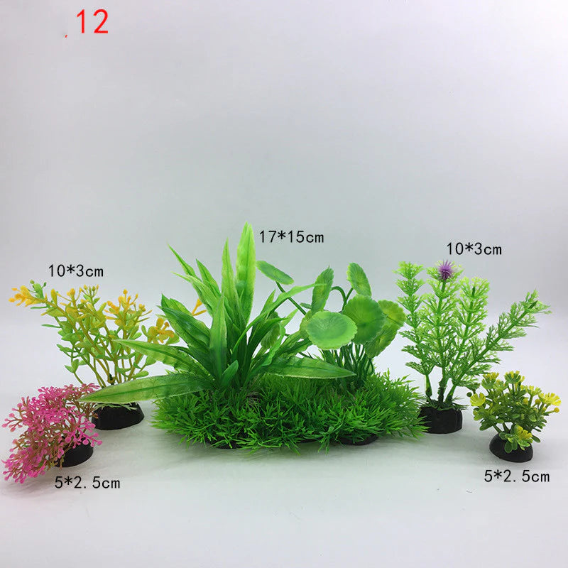 Fish Tank Decoration Simulation Water Plant Artificial Aquarium Landscaping Decor - image 4