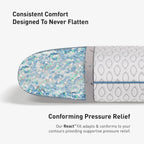 Bedgear Frost Performance Pillow - Size 3.0 - Cooling Bed Pillow for Hot Sleepers - Medium Firmness Pillow for All Sleep Positions, Hypoallergenic - image 10