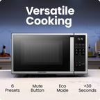Chefman 0.9 cu ft Countertop Microwave Oven, 900 Watts - Stainless Steel - image 14
