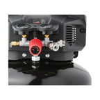 Hyper Tough Black 150 PSI Oil-Free Pancake Air Compressor 6 gal - image 4
