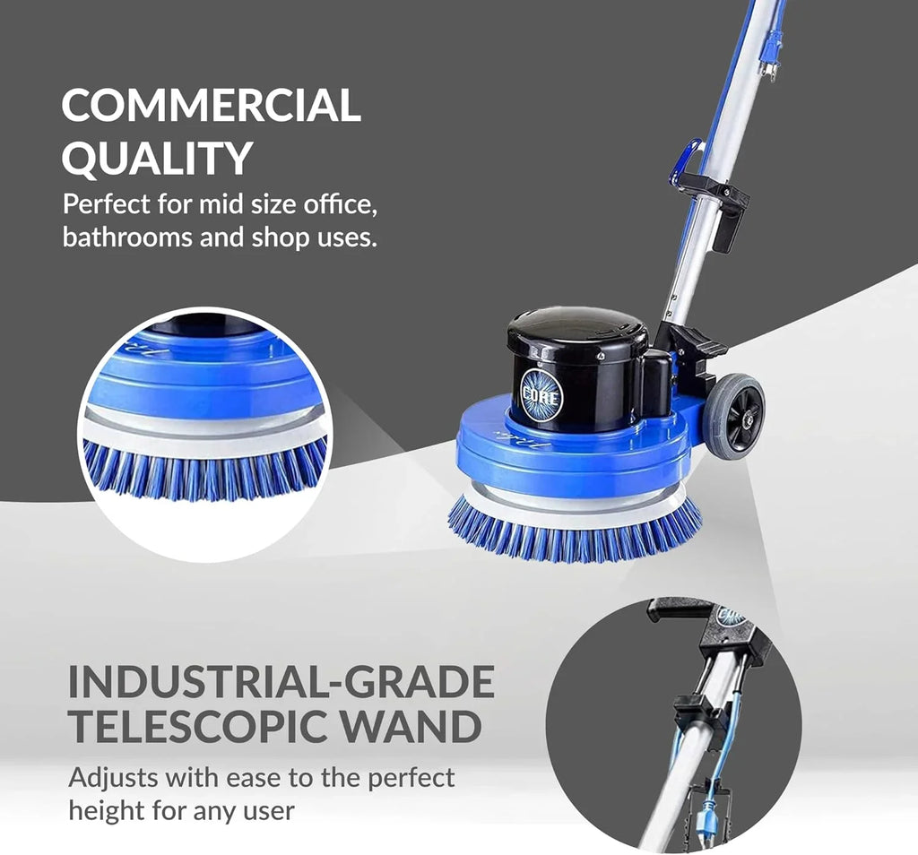 Prolux Core Heavy Duty Commercial Floor Polisher Buffer Scrubber Machine and 5 Pads - image 7