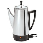 Presto Stainless Steel Coffee Maker, 12 Cup Robust Percolator Coffee, Silver - 2.79 - image 1