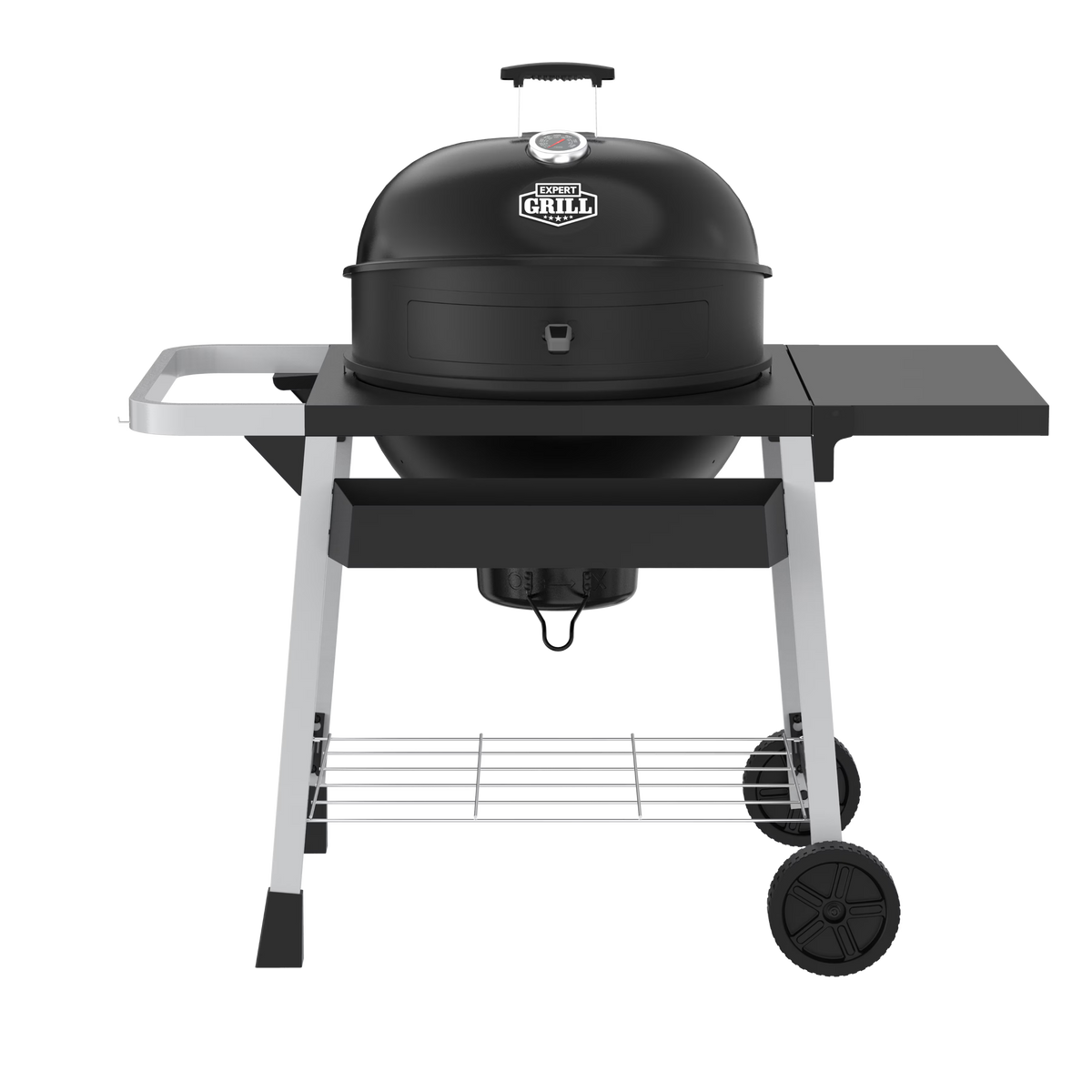 Expert Grill Kettle Cart with Pizza Accessories and Warming Rack - image 1