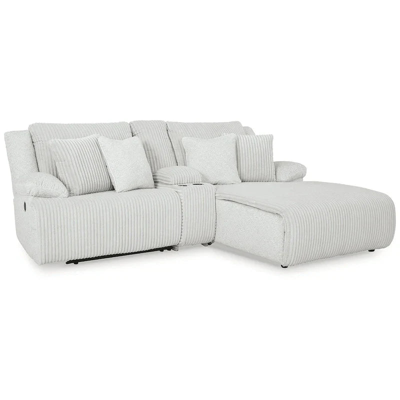 Signature Design by Ashley Top Tier 3-Piece Reclining Sectional Sofa with Chaise - Dimensions: 105W x 74D x 41H - image 16