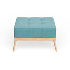Christopher Knight Home Carson Lund Mid-Century Tufted Fabric Square Ottoman - image 9