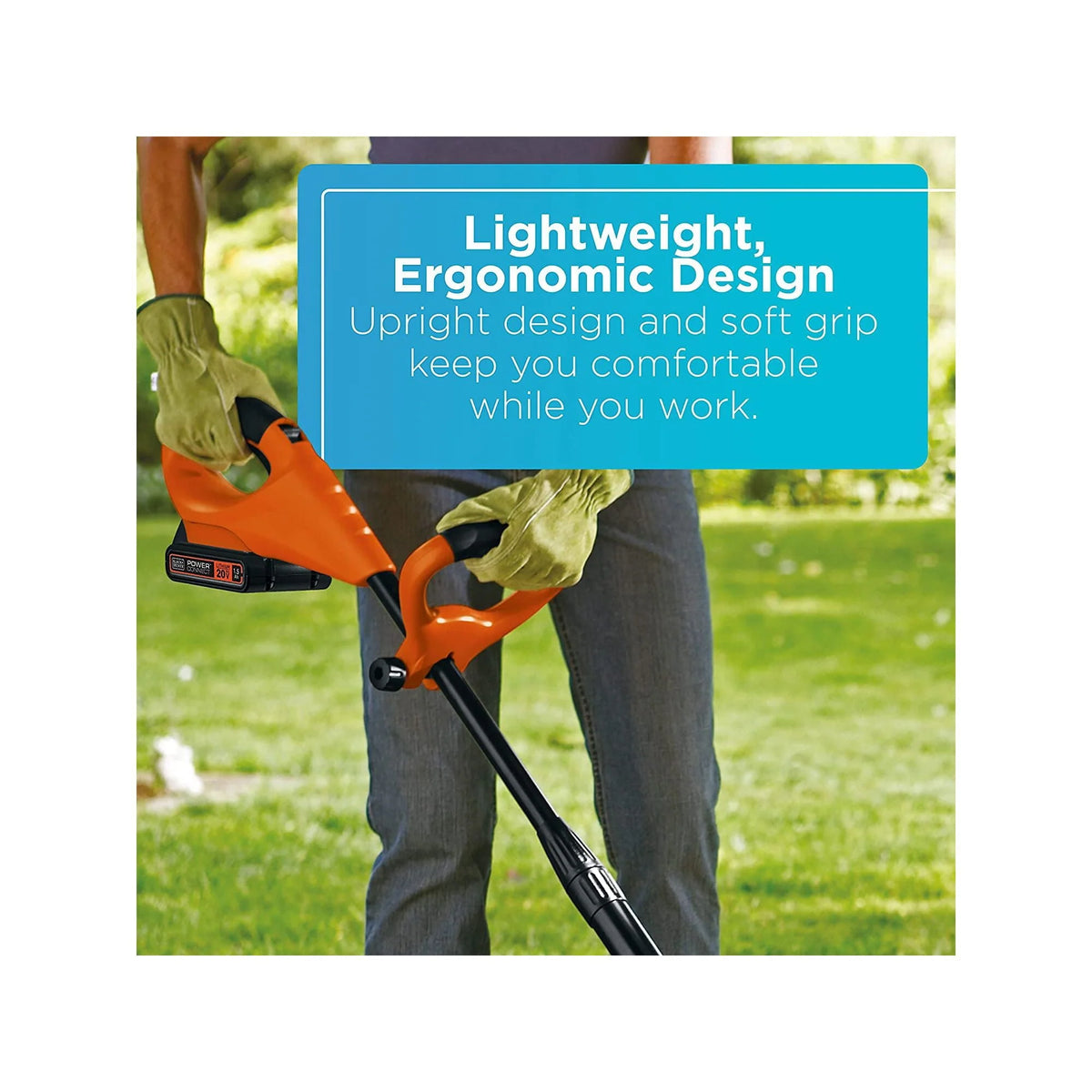 Black+Decker Lgc120 - 20V Max Lithium Garden Cultivator - image 5