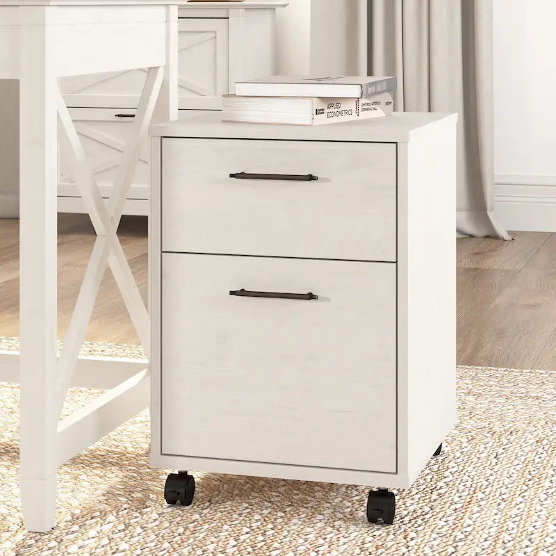 Bush Furniture Key West Mobile File Cabinet with 2 Drawers - image 16