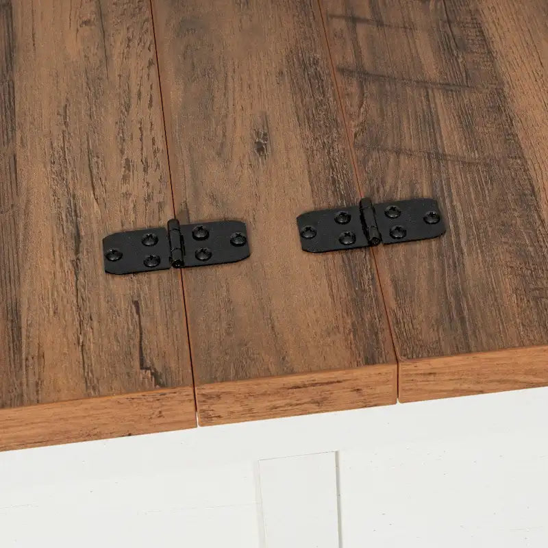 Contemporary Farmhouse Coffee Table Featuring Concealed Storage - image 8