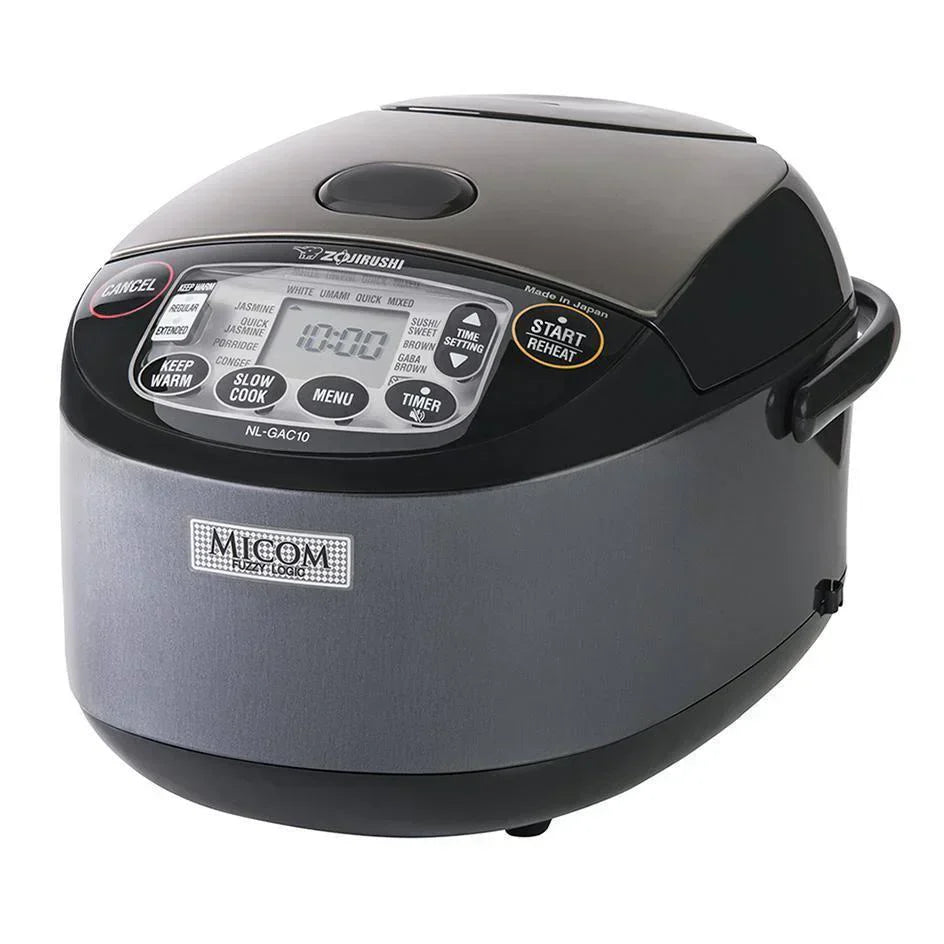 5.5 Cup Umami Micom Rice Cooker & Warmer Metallic Black - image 1