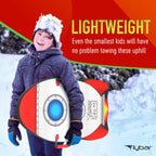 Flybar Kids 36' Rocket Foam Toboggan Snow Sled for Kids with Slick Bottom for Kids, Ages 6+ - image 6