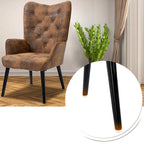 AVAWING Tufted Wingback Accent Chair with Arms - Rustic Design - image 4