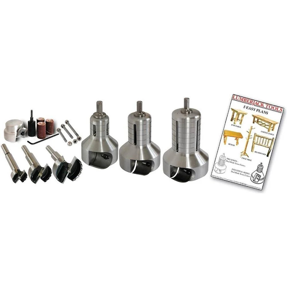 3-Size Master Kit with Tenon Cutters and Forstner Bits - image 4